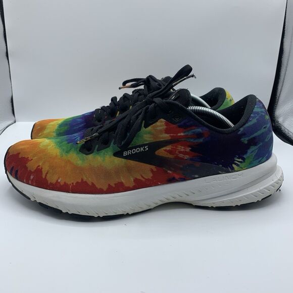 Brooks Other - Brooks Launch 7 Tie Dye Men's Running Shoes Size 12 Rock N Roll Marathon